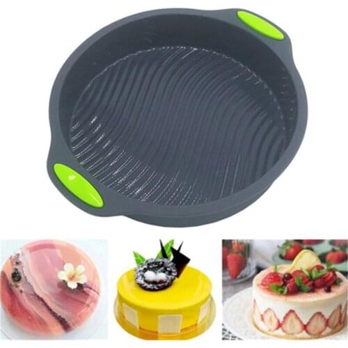 9 Inch Round Silicone Cake Pan Cake Mold Mini Muffin Pan Cake Decoration Baking Tools