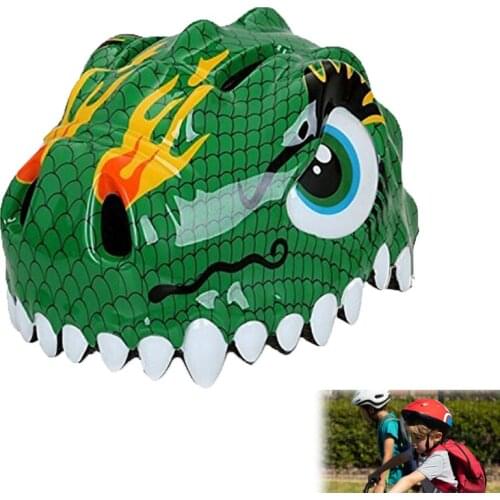 Childrens Bicycle Cartoon Animal Riding Helmet Roller Skater Dinosaur Sports