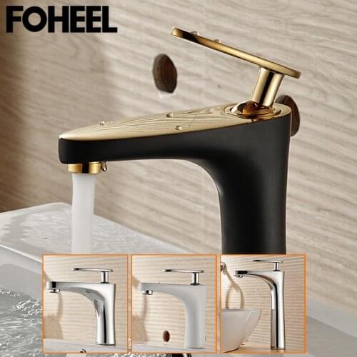 Белые смесители для ванны FOHEEL China At AliExpress