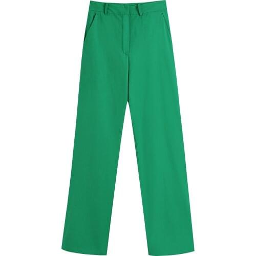 JC·KILIG 2021 High Waist Slim Wide Leg Pants B1548