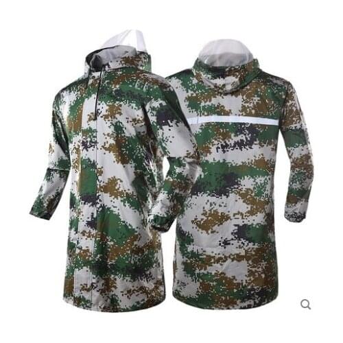Camo Long Trench Raincoat Jacket Woman Rain Coat Men impermeables para lluvia mujer capa de chuva windbreaker ponchos and capes