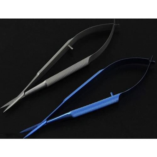Cosmetic Scissors Ophthalmology Microsurgery Equipment Double Eyelid Open Eye Scissors Trabecular Scissors Surgical Scissors