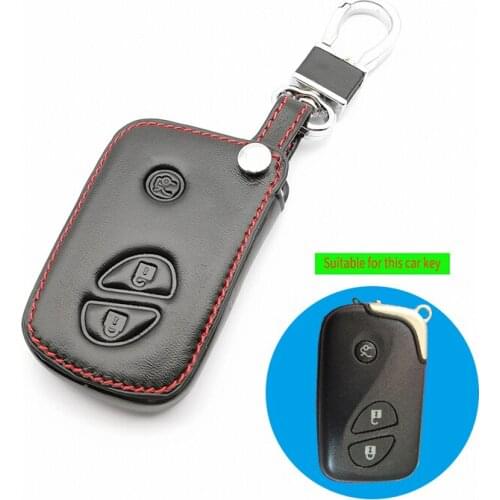 Leather Car Key Cover For Lexus CT200H GX400 GX460 IS250 IS300C RX270 ES240 ES350 LS460 GS300 450 h 460 h Shell Case Interior