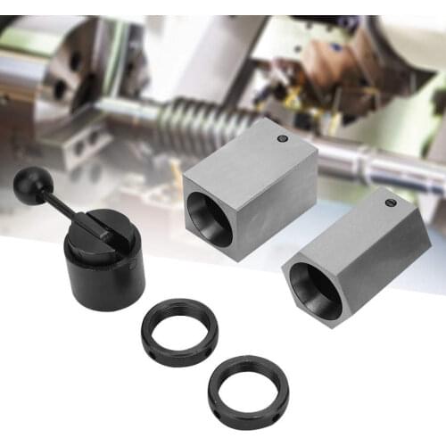 5C Collet Block Set Hex Square Rings & Collet Closer Holder For Milling Machines Lathes Hex Collet Block