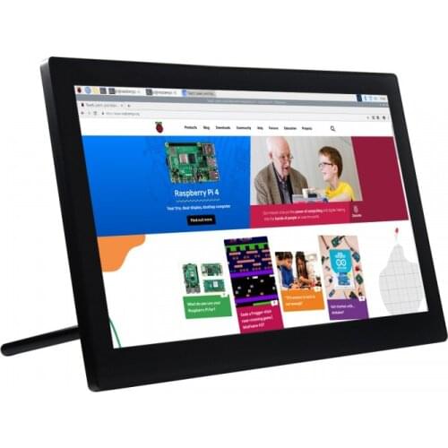 13.3inch PiPad, Mini-Computer Powered by Raspberry Pi 3A+, 1920×1080 HD Touch Screen with Hi-Fi Speaker USB / ETH Ports