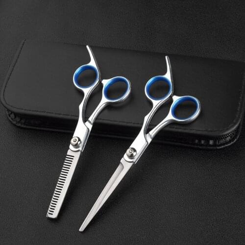 6.0 inch Professional Hairdressers Hair Scissors Barber Big Cutting Scissors Thinning Shears Hair Clipper Hair Styling Tools