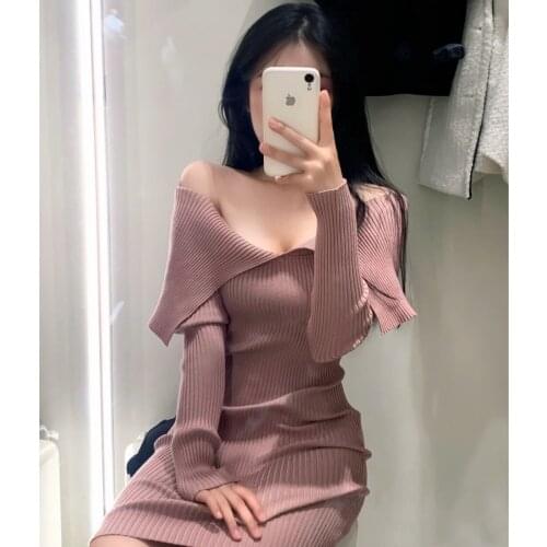 Tromlfz Fashionable Knitted Dresses