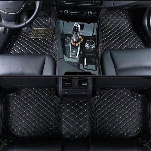 Universal car floor mats for bmw all models g30 e90 f01 f10 f11 f25 f30 x1 x3 f25 x5 f15 e34 e60 e65 e70 e83 leather car mats