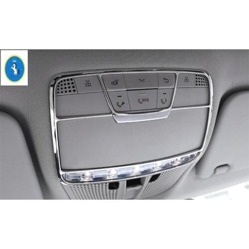Yimaautotrims Auto Accessory Roof Reading Lamp Lights Cover Trim Accessories Fit For Mercedes Benz E CLASS W213 2016 - 2020 ABS