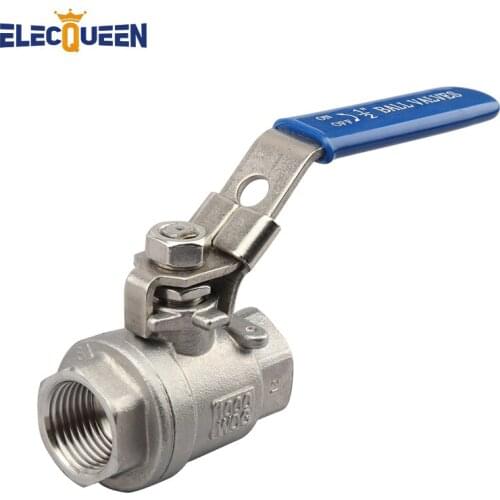 1/2" BSP Ball valve Female Thread 304 Stainless Steel Ball Valve Full Port for Water Gas Oil Control 2019 Top Quality
