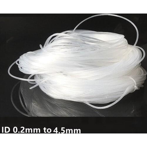 10 Meters Food Grade Silicone Hose Silica Gel Tube Pipe Heat Resistance ID 0.2 - 4.5mm Transparent