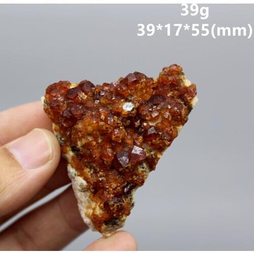 100% natural Spessartine-Garnet mineral specimen stones and crystals gem healing crystals quartz