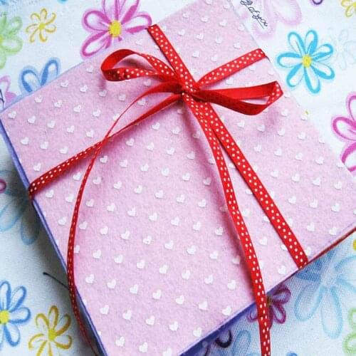 27 Mix Color 3 DESIGN Polka dots Heart Flora Felt Fabric Polyester DIY felt fabric non-woven 14CM X 14cm