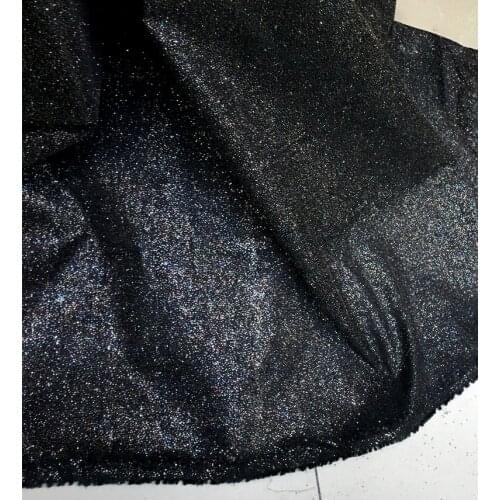 GLace 3Y/Lot Black bronzed fabric performance dress dance dress stage decoration fabric TX192