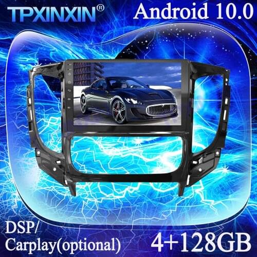 4G+128G Android 10.0 PX6 IPS For Mitsubishi Triton L200 2015-2018 AT Carplay Multimedia Player Tape Recorder GPS Navi Auto Radio
