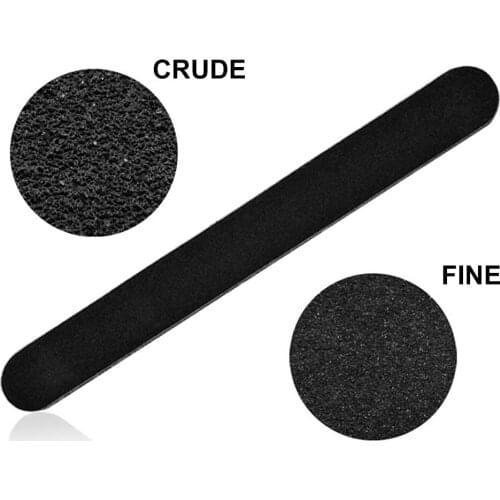 ZINXIN 5/10Pcs Straight Files Buffer Durable Buffing Grit Sand Fing Straight Black Nails Art Accessories Sanding Nail DIY Tools
