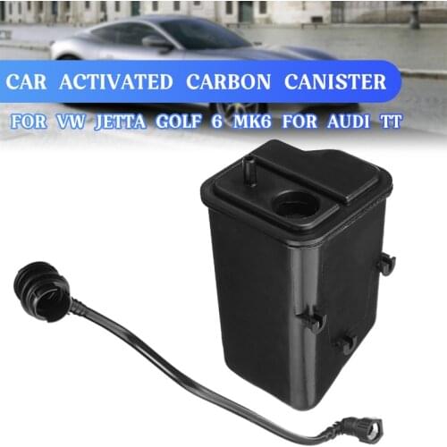 Car Activated Carbon Charcoal Canister With Vent Pipe Cans For VW/Jetta Golf EOS for Audi A3 TT
