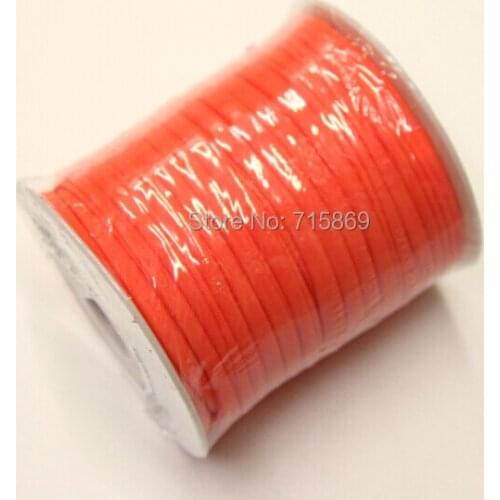 Free Ship 5mm 20meter / Row Orange Elastic lycra cord Stitched round lycra cord Lycra strip For Jewelry Marking