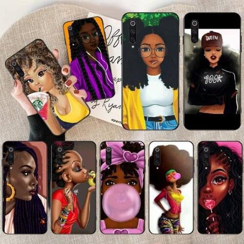 PENGHUWAN Black African Art melanin poppin BlackN Phone Case for Redmi Note 8 8A 7 6 6A 5 5A 4 4X 4A Go Pro Plus Prime