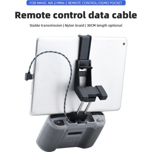 30cm/15cm Data Cable OTG Remote Controller to Phone Tablet Micro USB Type-C IOS Extend Cable for DJI Mavic MINI 2 Air 2