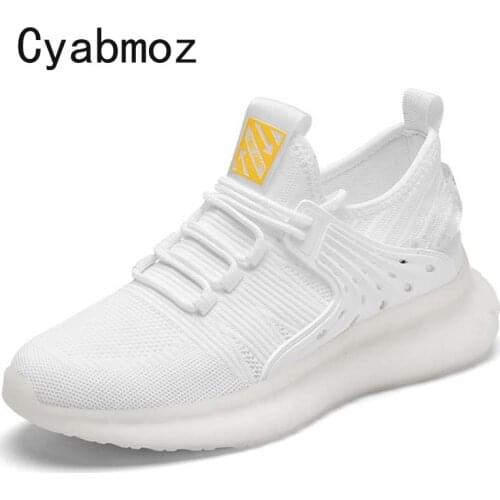 Men Breathable Mesh Casual Shoes Comfortable Height Increasing 5/7cm Sneakers Fashion Man Summer Shoes