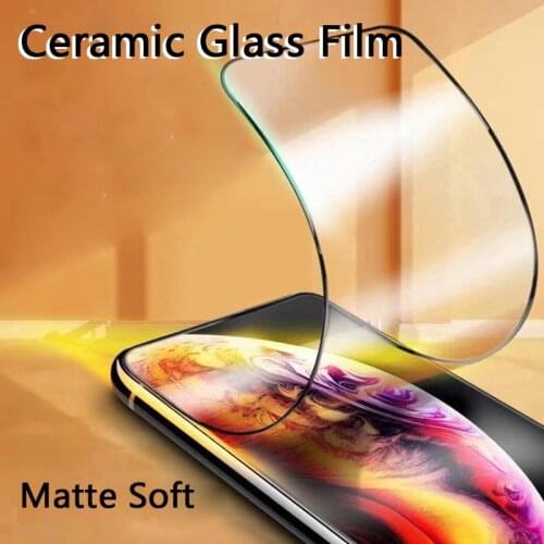 Matte 9D Ceramic Film For Vivo Y93 Y70 Y91C Y90 Y91i Y95 Y52S Y31S Y52 Y11S S1 U10 U3X U20 Pro Black Edge Soft Screen Protector
