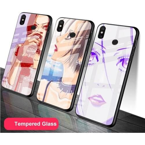 NaNa osaki Tempered Glass Phone Case For Redmi Note 5 6 7 8 9 Pro Note8T Note9S Redmi8 9 Cover Shell