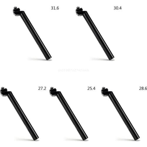 New Aluminum Alloy Bicycle Saddle MTB Road Mountain Bike Black Seat Tube Post Bicycles Parts Dropship