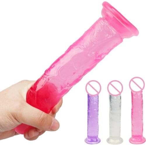 Huge Dildo Realistic Silicone Dildo Sex Toys for Woman Dick Huge Dildo Lesbian Sex Toy Homme G-spot Orgasme Speeltjes Voor Vrouw
