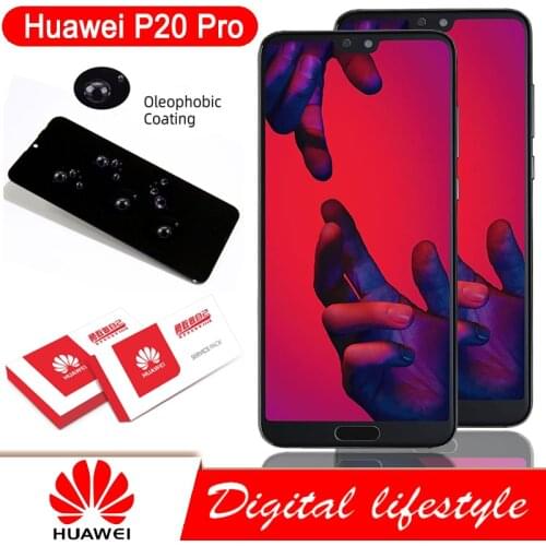 Original 6.1'' Display Replacement for Huawei P20 Pro LCD Touch Screen Digitizer + fingerprint CLT-L09 CLT-L29 CLT-AL01