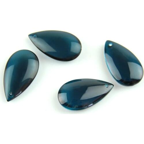 38mm/50mm Peacock Blue Water Drop Prisms For Lighting Crystal Chandelier Suncatcher Ornament Lighting Lamp Hanging Decoration