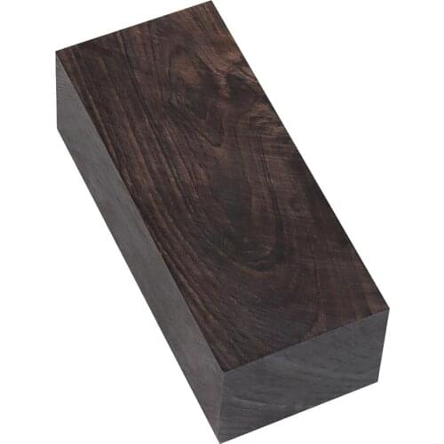 Rare Ebony Lumber Blank Handle Timber Hobby Carving for Music Instruments