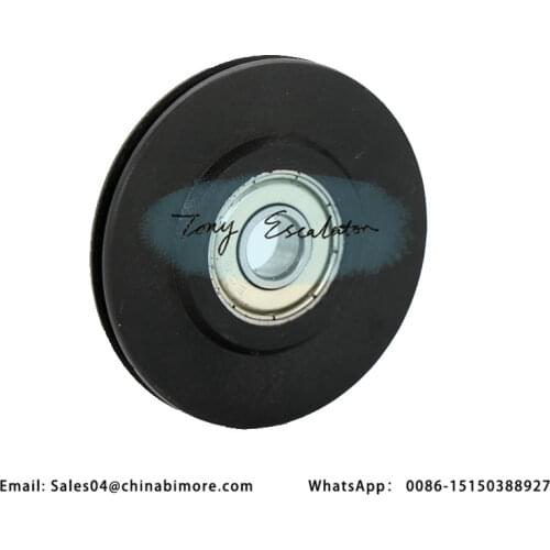 50pcs=1lots Elevator door roller Self closing door rope pulley heavy hammer door change pulley steel rope pulley wheel 48*5*608