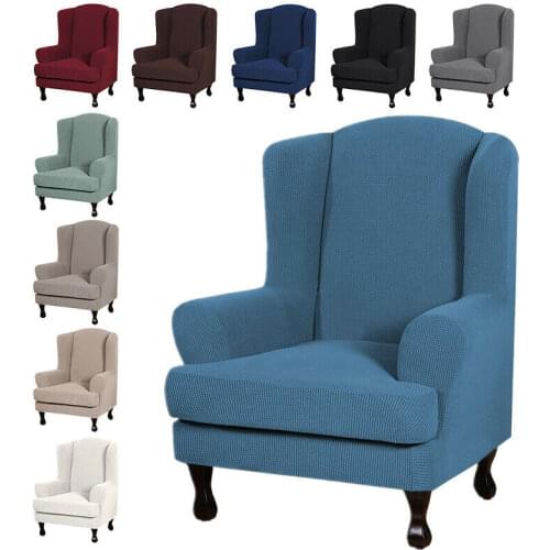 Arm Back Chair Cover Elastic Armchair Wing Chair Cover Stretch Protector Slipccover Protector for Furniture Living Room