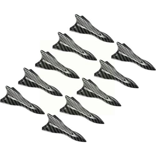 1Pcs Universal Shark Fin Roof EVO-Style Pu Rear Roof Spoiler Bumper Decoration Car Antenna Parts Roof Body Car Spoiler Modi D6D0