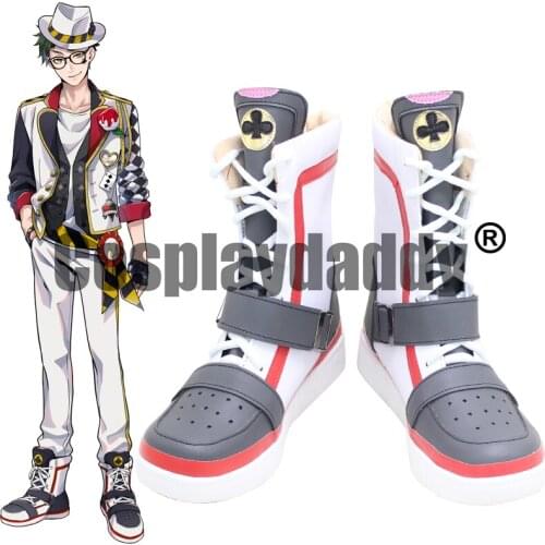 Twisted Wonderland Villains Academy Adventure Game Rose Kingdom Heartslabyul Dormitory Trey Clover Cosplay Shoes Boots X002