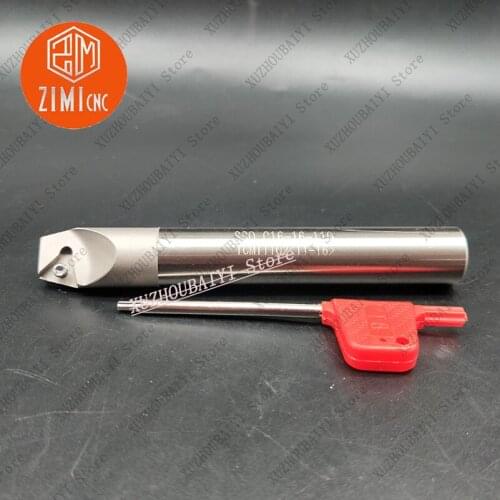 1pcs SSO-C16-16-110L 15-degree chamfer shank milling cutter holder TCMT110204 hard alloy insert chamfer shank CNC lathe cutting