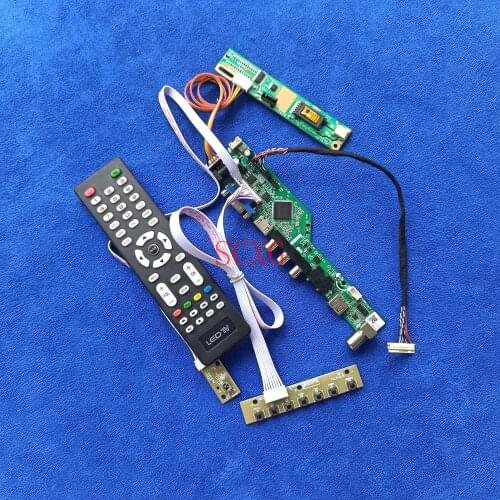 1280*800 Kit 1CCFL HDMI-compatible USB AV VGA Analog Signal Monitor drive controller board For LTD154EX0V/LTD154LX0S LVDS 30 Pin