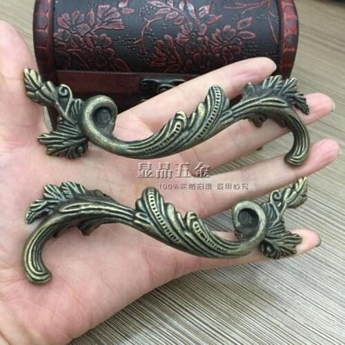 131*37mm Simple European handles Promotions Large antique bat handle Drawer cabinet door handles Furniture Hardware wholesale