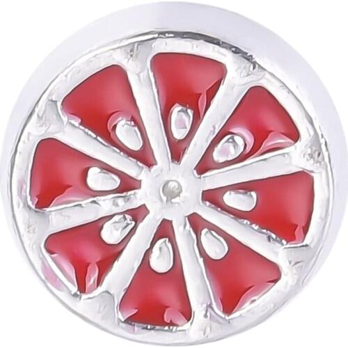 F108 Wholesale 20pcs/lot Hot Sale Lemon Slice Charms Fit Memory Floating Locket For Femme Free Shipping LC014