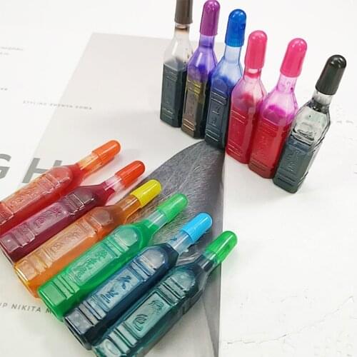 24/36 Colors 8ml Pigment DIY Slime Supplies Accessories Epoxy Resin Ink Dye Ink DIY Handmade Art Crafts Coloring Dye Colorant