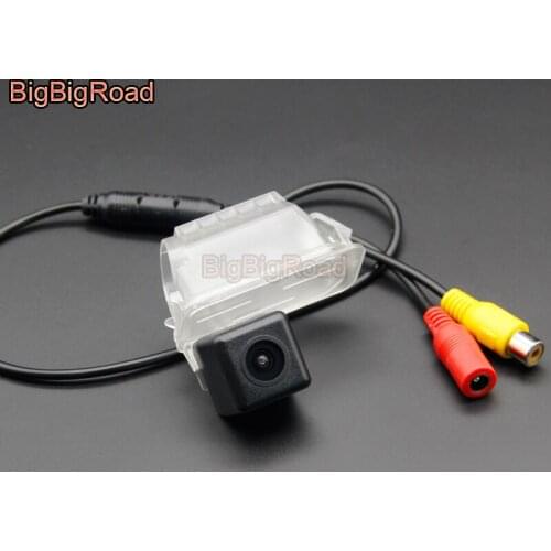 BigBigRoad For Ford Fiesta Kuga Mondeo Ba7 Focus 2 Hatchback 2006-2010 Vehicle Wireless Rear View Parking Camera HD Color Image