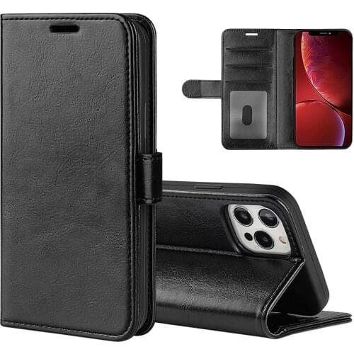 10pcs/lot Phone Cove For iphone 13Mini/13/13Pro/13Pro Max R64 PU Leather Wallet Flip Phone Case