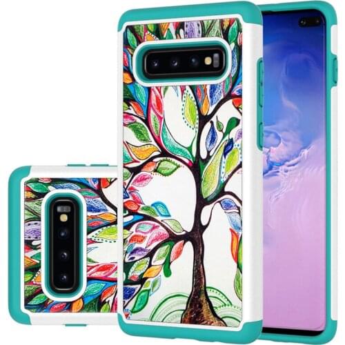 Samsung note20Ultra s7edge s8 s9 s10e note10 s20 Plus note8 note9 J2 Core Case Dragonfly Flower Cactus SunflowerTPU+PC Phone Bag