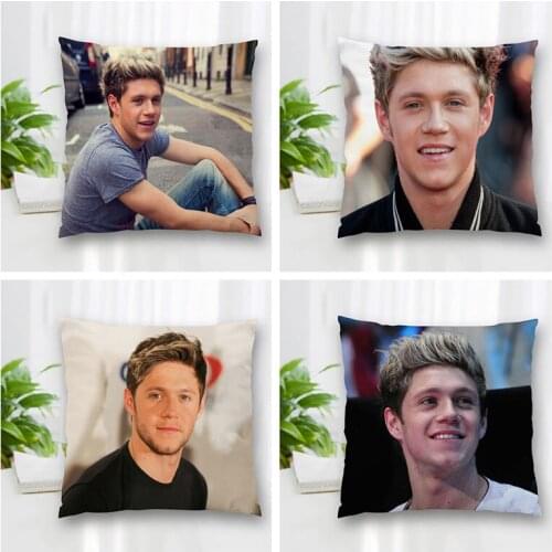 Hot Sale Custom Decorative Pillowcase Niall Horan Square Zippered Pillow Cover Best Nice Gift 20X20cm 35X35cm 40x40cm