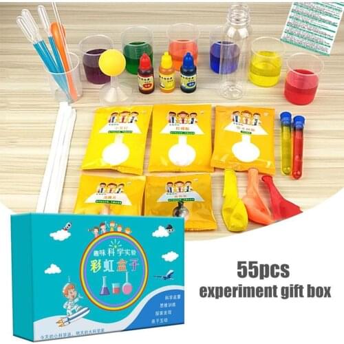 DIY Science Experiment Toys Set For Children Intellectual Development Educational Game Toy Kids Handmade Science Experiment Kit