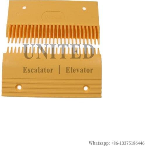 Escalator Plastic Comb Plate XAA453C3 L47312017 L214mm Hole Pitch 142mm Left 25 Teeth