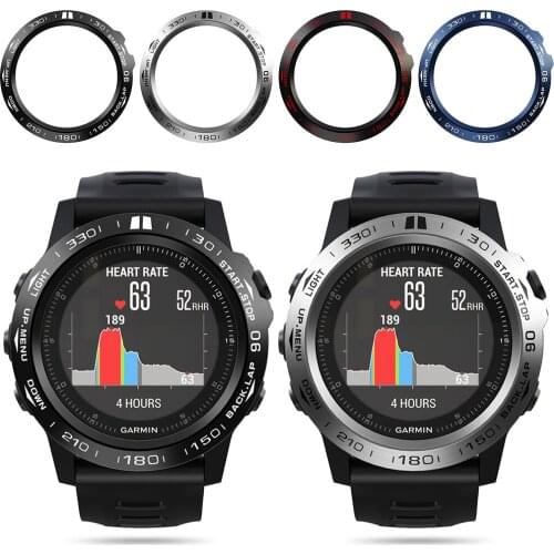 For Garmin Fenix 3 Bezel Ring Classics Stainless Steel Watch Bezel Ring Adhesive Cover Styling High-quality Outer Edge Cover