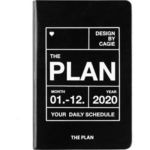 Mini A7 Portable Plan Diary Notebook Creative Schedule Small Notebook With Self-discipline Travel Note Book For Student Learning