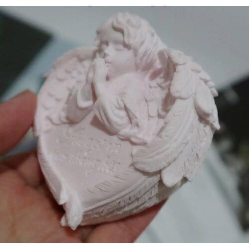 Angel Wings Love Heart Prayer Silicone Resin Mold Epoxy Resin DIY Jewelry Making Tools